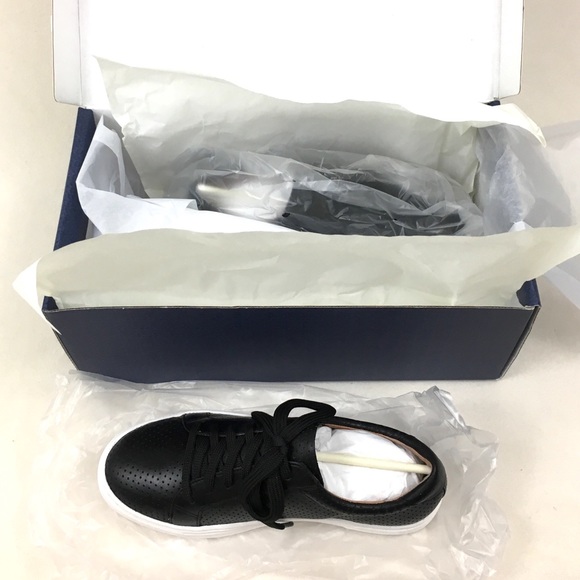 [Caslon] NEW IN BOX✨Black Leather Lace Up Sneakers - Picture 6 of 8